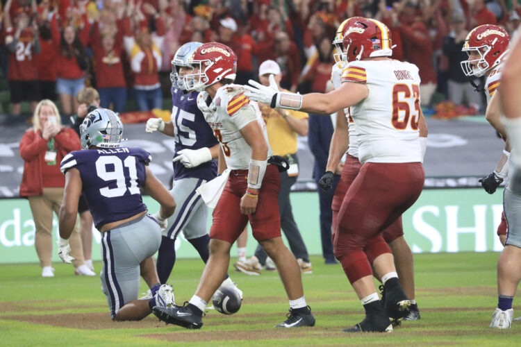 Rocco Becht stars as No. 22 Iowa State beats No. 17 Kansas State 24